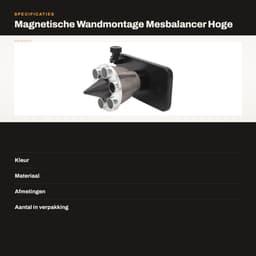 Dailygoods- Mesbalancer Hoge Precisie - Vervanging voor Troy - Magnetische Wandmontage - Nauwkeurige Mesbalans - Voorkomt Onbalans - Verlengt Levensduur Maaier - Bladbalancer — thumbnail 3