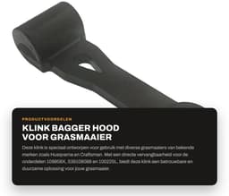 Dailygoods- Baggerkap Vervangt 109808X - Montage voor Husqvarna - Craftsman - AYP - Grasmaaier - Geschikt voor diverse modellen - Grasmaaierkap — thumbnail 5