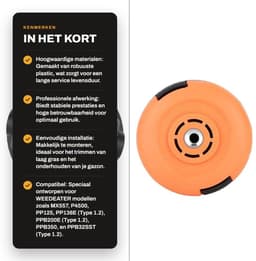 Dailygoods- Snijkop Hoogwaardige Materiaal - Professionele Snijkop - Tuinmaaiers - Grasmaaiers - Duurzaam - Eenvoudig te Installeren - Grasmaaierkop — thumbnail 2