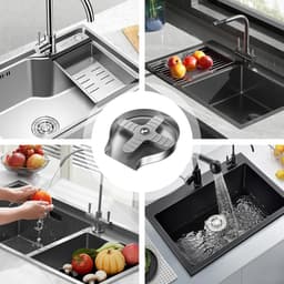 Kopjeswasmachine - Glasreiniger Spoelbak - Snelle Glasreiniging - Robuust Roestvrij Staal - 14 x 133 cm - Zilver — thumbnail 3