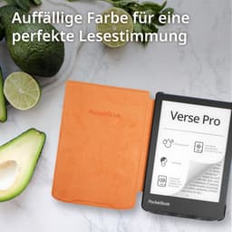 PocketBook Verse Pro Passion Red e-reader – Inclusief Oranje Hoesje (shell cover) – Voordeelbundel — thumbnail 6