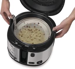Friteuse - Keukenapparaat - Lekkere Snacks - Ruim 2 Liter - 3600 Watt - Zilverkleurig — thumbnail 2