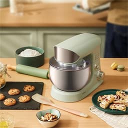 Staande mixer - Keukenmachine - Bakken en koken - 6 snelheden - 3 Liter kom - Groen — thumbnail 3
