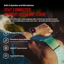 Zeblaze Stratos 4 Pro Smartwatch - Offline kaartnavigatie - GPS - Slaapmonitor - Belfunctie - LED Zaklamp - 170+ Sportmodi- 5ATM - Hartslag/Slaapmeter/SpO2 - IOS & Android - Koper — thumbnail 5