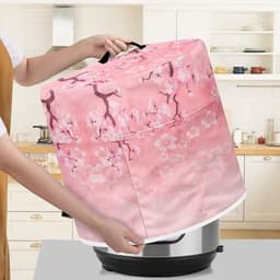 Apparaathoes - Keukenmachine beschermhoes - Apparaten Beschermen - Voorzien van voorvak - 3 Liter - Roze — thumbnail 2