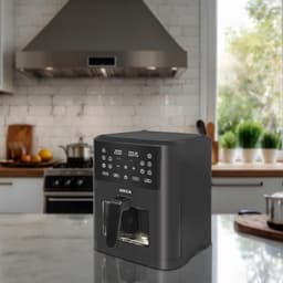 Digitale Luchtfriteuse - Airfryer Oven - Gezond Koken - Met Venster - 8 Liter - Zwart — thumbnail 2