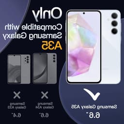 Schokbestendige en krasbestendige transparante hoes voor Samsung Galaxy A35 5G, perfect voor bescherming en stijl — thumbnail 6