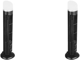 Allecto - Bladloze Torenventilator - Koude Lucht - Stille en Oscillerende Ventilator - Compact Formaat - Desk Model - Geschikt voor Thuis en School — thumbnail 1