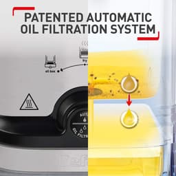Compacte Frituurpan - Friteuse Oleoclean - Lekker Frituren - Automatische Filtratie - 2 Liter - Zwart — thumbnail 4