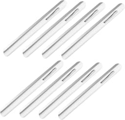 Kruimelverwijderaar Set - Tafelveger - Snel Tafels Schoonmaken - Roestvrijstalen Constructie - 8 Stuks - Zilver — thumbnail 1