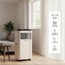 Mobiele Airco - Klimaatregelaar - Ruimte Comfort - Koelen en Verwarmen - 18 m² - Wit — thumbnail 3