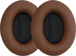 kwmobile 2x oorkussens geschikt voor Bose Quietcomfort 35 35II 25 15 / QC35 QC35II QC25 QC15 - Earpads voor koptelefoon in donkerbruin — thumbnail 1