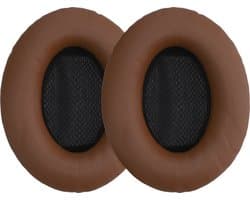 kwmobile 2x oorkussens geschikt voor Bose Quietcomfort 35 35II 25 15 / QC35 QC35II QC25 QC15 - Earpads voor koptelefoon in donkerbruin
