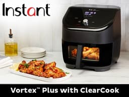 Instant Vortex Plus ClearCook 5,7L Airfryer - Revolutionaire 6-in-1 Heteluchtfriteuse - Doorzichtig Kookvenster - 95% Minder Olie - Gezondere Maaltijden - Grote Capaciteit voor Hele Familie - Eenvoudige Reiniging - Gebruiksvriendelijk Touchscreen! — thumbnail 19