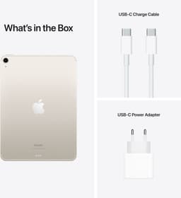 Apple iPad Air (2022) - 10.9 inch - WiFi + 5G - 64GB - Wit - 5e generatie — thumbnail 5