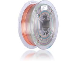 PLA Filament - 1.75mm 1kg - 3D Printer - 3D Pen Navulling - Glow in the Dark - Zijden Regenboog