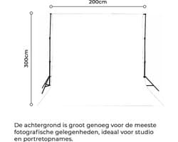 Donley Whitescreen - 300 * 400cm - Vinyl - Uittrekbare witte screen - fotostudio met Chromakey effect - film shooting background - backdrops fotografie - fotografie, video en televisie whitescreen - wit fotodoek - Achtergronddoek Voor Fotostudio