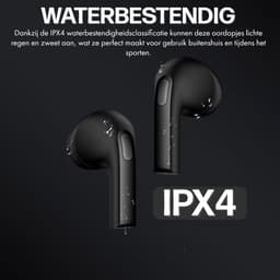 Draadloze Oordopjes – Bluetooth Oordopjes – Oortjes draadloos – Oordopjes draadloos - Noise cancelling - Universeel – Wit — thumbnail 3
