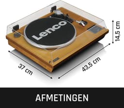 Lenco Platenspeler met Bluetooth - Ingebouwde Speakers - Auto-stop - LS-55WA - Hout — thumbnail 3