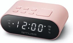 Muse M-10CPK - Compacte wekkerradio - voorkeuzezenders - dimbaar display - sleep / snooze - back-up batterij — thumbnail 1