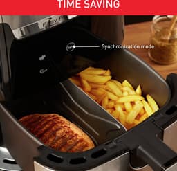 Moulinex Easy Fry & Grill XXL Enkel Vrijstaand Heteluchtfriteuse Zwart, Roestvrijstaal — thumbnail 10