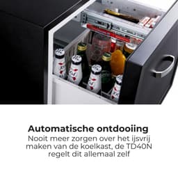 Technomax TD40N lade mini koelkast 28 liter - compleet geruisloos - binnenverlichting - elektronische thermostaat - automatische ontdooiing. — thumbnail 5