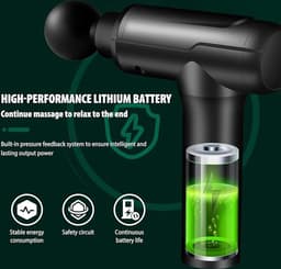 Massagepistool Spiermassage Apparaat - Diep Massageapparaat met 6 Snelheden, Elektrisch Handmassage-Apparaat voor Fascia, Inclusief LED-Laadindicator — thumbnail 5