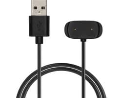 kwmobile USB-oplaadkabel geschikt voor Huami Amazfit Bip 3 / 3 Pro / Bip 5 / Amazfit Active EDGE / T-Rex / Zepp E kabel - Laadkabel voor smartwatch - in zwart