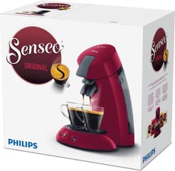 Philips Senseo Original HD6553/80 - Koffiepadmachine voor max 2 Kopjes Koffie - Exclusief Koffiepads - Rood — thumbnail 4