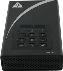 Apricorn Aegis Padlock DT 8TB 8000GB Zwart externe harde schijf — thumbnail 4