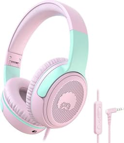 VELTRR® Koptelefoon Kinderen met Draad - Gaming Headset - Roze — thumbnail 1