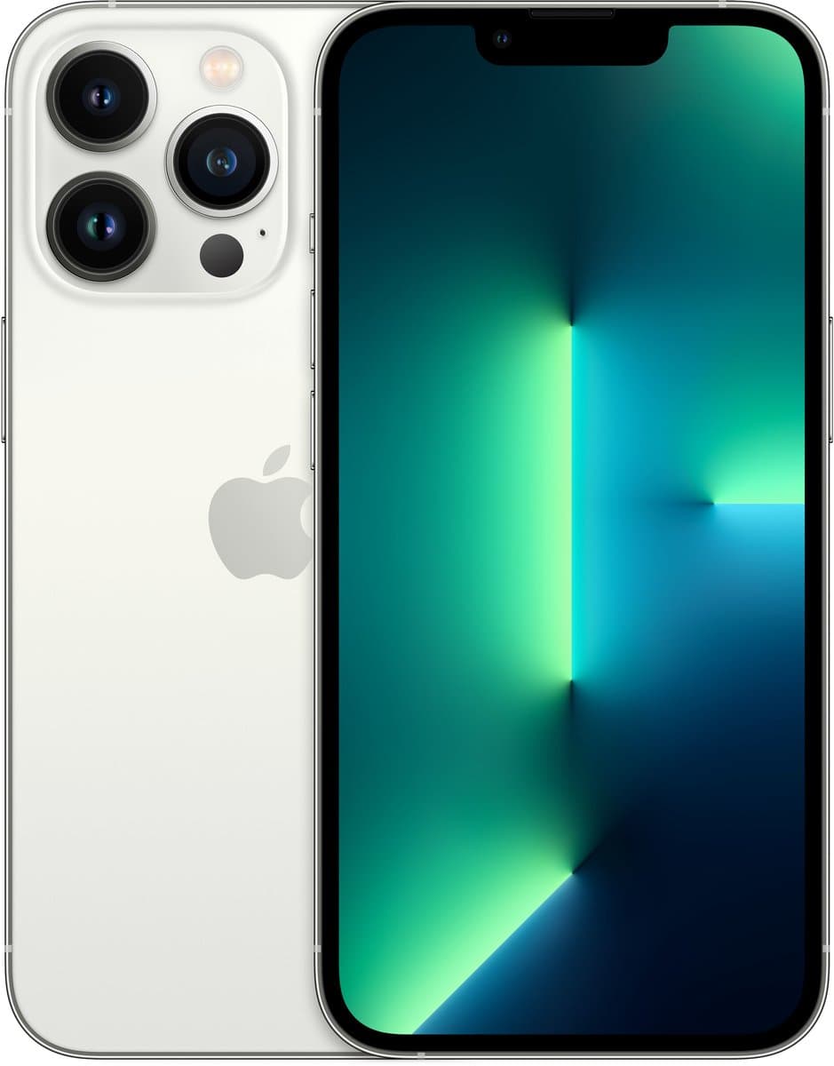 Apple iPhone 13 Pro 15,5 cm (6.1") Dual SIM iOS 15 5G 128 GB Zilver — afbeelding 1