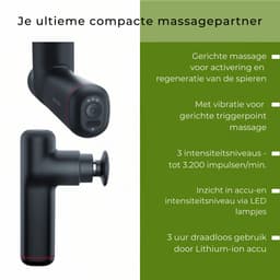 Beurer MG 79 Massage Gun - Incl. 3 Opzetstukken - Handzaam Massage Apparaat - 3 uur draadloos gebruik - Met Vibratie (tot 3.200 impulsen p/m) voor gerichte Triggerpoint massage — thumbnail 5
