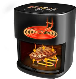 Cecotec Cecofry&Grill Duoheat 6500 Enkel 6,5 l Vrijstaand 2200 W Heteluchtfriteuse Zwart — thumbnail 7