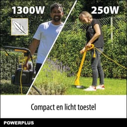 Powerplus Tuingereedschap set POWXG62205T - 1300W Grasmaaier 320mm + Trimmer 250W — thumbnail 4