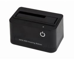 Gembird USB Docking Station voor 2.5" & 3.5" SATA HDD/SSD - Externe Hardeschijf Adapter - Plug & Play