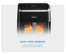 Mylucinda® Airfryer XL – 5,2L Heteluchtfriteuse – 7 Slimme Kookstanden – Met Raampje, One-Touch Systeem En Energiezuinig Design — thumbnail 4