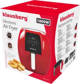 Klausberg KB-7571 - Heteluchtfriteuse - 1800W - 7,7L - Rood — thumbnail 4