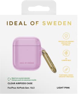 iDeal of Sweden Clear Case voor de Apple AirPods 1 / 2 - Light Pink — thumbnail 4