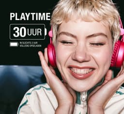 Fresh ‘n Rebel Code Core – Draadloze on-ear koptelefoon – Bluetooth - 30 uur Speeltijd - Roze - Pastel Pink — thumbnail 2