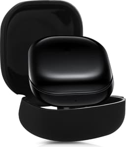 CHPN - Siliconen hoesje geschikt voor Samsung Buds Live - Zwarte siliconen case - Met karabijnhaak - Beschermhoes voor Samsung Galaxy Buds Live — thumbnail 2