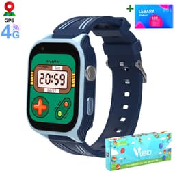 VUBIO 4G Kinder Smartwatch L2 - Incl. SIM - GPS - Videobellen - Blauw — thumbnail 1
