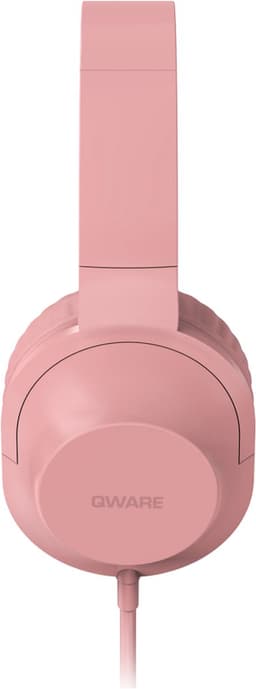 Qware Sound - Koptelefoon Kinderen – Koptelefoon Volwassenen - Koptelefoon Bedraad - Wired - Kabel - Headphone - Roze — thumbnail 2