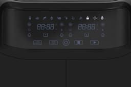 FRITEL Snacktastic 8180 DUO - Airfryer / Heteluchtfriteuse - 2x 4,5 L - Zwart + Display - 1700W — thumbnail 4