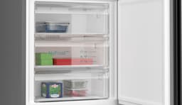 Siemens KG49NXXCF - iQ300 - Koelkast - Koel-vriescombinatie - Energielabel C - Total No Frost Nooit meer ontdooien - Zwart - hyperFresh ruimte voor groente en fruit - superKoelen functie — thumbnail 8