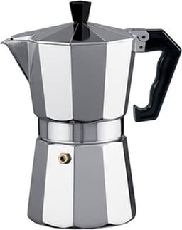 Alessandro Percolator Italiaans koffiezetapparaat - 12 kopjes - Aluminium - zilver - 670 ml - Koffiezetter — thumbnail 1