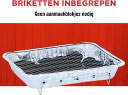 Favorit FAV Wegwerp bbq met staander — thumbnail 3