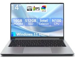 Hot Pepper Chili R14B Laptop 14'' - 512 GB SSD - Windows 11 Home - 16 GB RAM