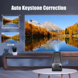 Mini Beamer - 4K Beeldkwaliteit - Android 11.0 - Projector Scherm - WIFI 6 & Bluetooth 5.2 - 200 ANSI - FULL HD - Home Cinema - 2024 Model — thumbnail 3