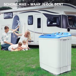 Camping Wasmachine tot 3,5 kg met Centrifugeerfunctie – Ideaal voor op de Camping — thumbnail 2